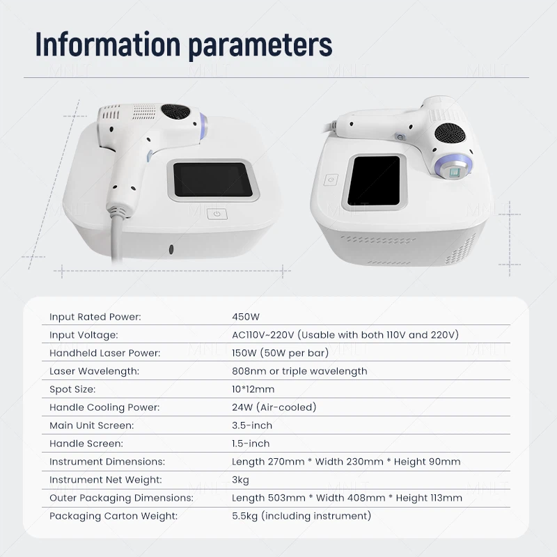 Ultra-Lightweight 808nm Laser Hair Removal Device manufacturers
